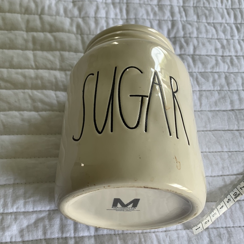 Rae Dunn M STAMP LL SUGAR jar canister